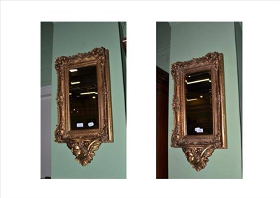 Lot 1161 - Pair of gilt mirrors