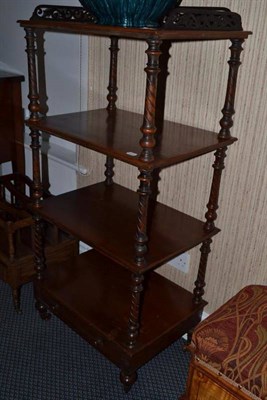 Lot 1179 - Victorian mahogany dumb waiter