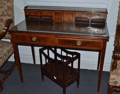 Lot 1186 - A lady's Edwardian inlaid writing table