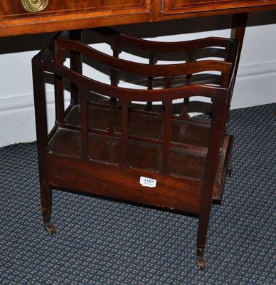 Lot 1187 - Mahogany Canterbury of small proportions