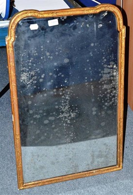 Lot 1208 - Late George III gilt mirror