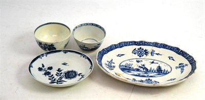 Lot 8 - A Bow Tea Bowl; A Bow Stand; Another Tea Bowl; and A Saucer (4)