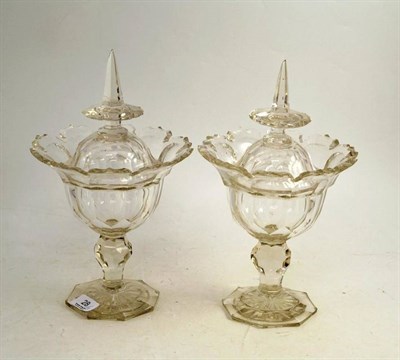 Lot 28 - A Pair of Early 19th Century Confitures and Covers, 31cm high