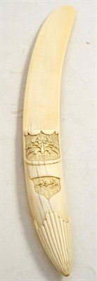 Lot 119 - An Early 20th Century Ivory Paper Knife, 37.5cm long