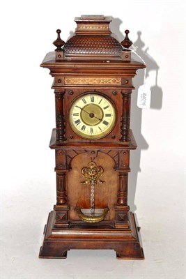 Lot 184 - A Mantel Novelty Fountain Timepiece, circa 1900, with canopy top, front depicting a automata...