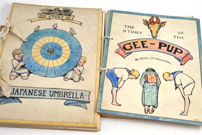 Lot 302 - Ethel M Mallinson, A Hand Coloured Children's Book, The Story of Gee Pup together with The Story of