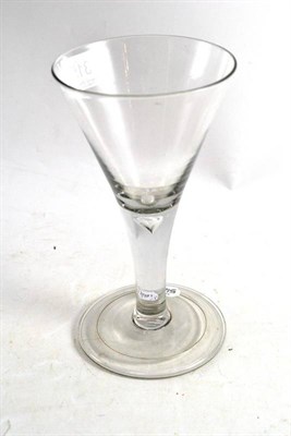 Lot 315 - An 18th Century English Wine Glass, height 19.5cm