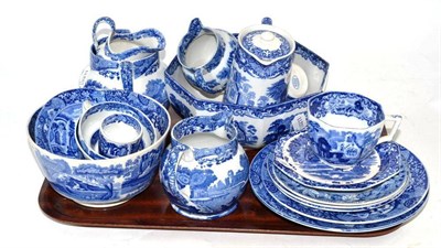 Lot 493 - A Quantity of Copeland Spode Blue and White Pottery