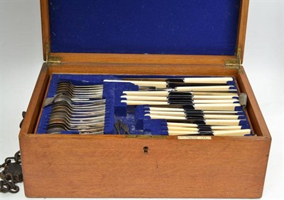 Lot 522 - A Part Canteen of Silver Flatware, mostly JR&S, Sheffield, 1928 (incomplete and some extra and...