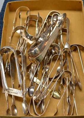 Lot 608 - A Large Quantity of Predominantly 18th and 19th Century Teaspoons, including Glasgow, Edinburgh etc