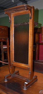 Lot 781 - A Victorian Walnut Fire Screen, height 100cm   Ex. Renishaw Hall