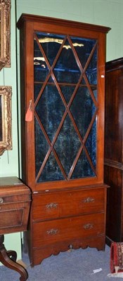 Lot 823 - A Mahogany Glazed Gun Cabinet, height 223cm