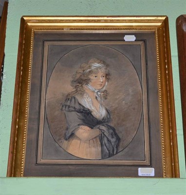 Lot 1026 - Matilda Fielding (18th/19th century) Lady Charlotte Legge, after Hoppner Monogrammed and dated...