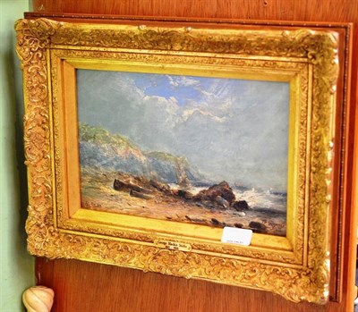 Lot 1050 - George Blackie Sticks (1843-1938) ";View Near Ramsey, Isle of Man"; Signed and inscribed, oil...