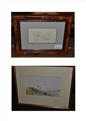 Lot 1118 - Jonathan Sainsbury (b.1951)  ";Over the Gorge, Partridges";  Signed in pencil and dated '88 (1988)