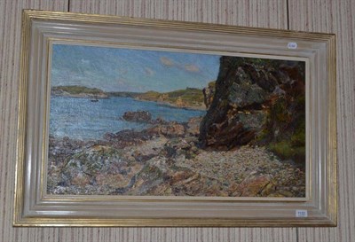 Lot 1122 - Frederick Balshaw (ex.1888 -1914)  Coastal Scene  Oil on canvas, 46cm by 82cm