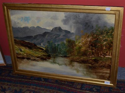 Lot 1147 - H* Paget (19th/20th century)  ";The Cyles of Bute";  Signed, inscribed verso, oil on canvas,...