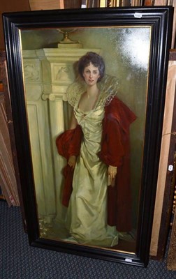 Lot 1157 - M*Kinsman (20th/21st century) After John Singer Sargent  Duchess of Portland, full length...