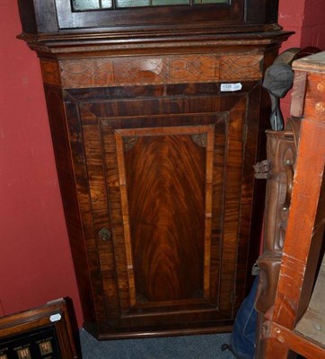 Lot 1326 - An Early 19th Century Mahogany and Satinwood Banded Hanging Corner Cupboard, height 113cm