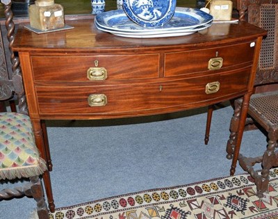 Lot 1357 - A 19th Century Small Bowfront Sideboard, 114cm wide