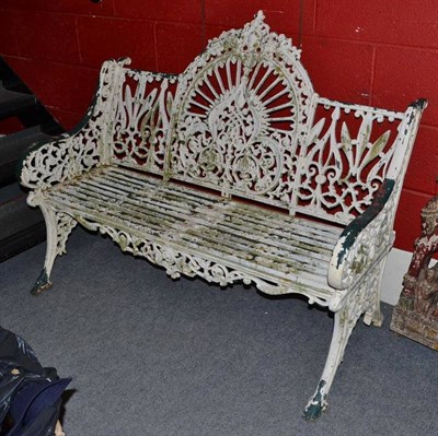 Lot 1450 - A Coalbrookdale Style Bench