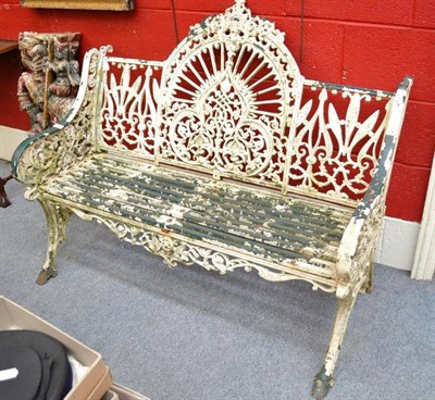 Lot 1451 - A Coalbrookdale Style Bench