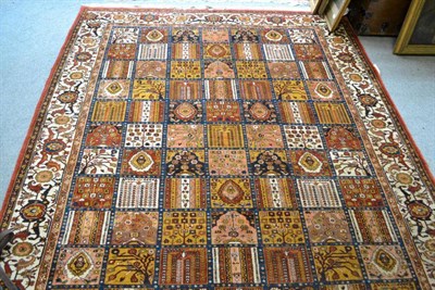 Lot 1474 - Good Bakhtiari Design Carpet  Probably North West Persia The polychrome compartmentalised field...