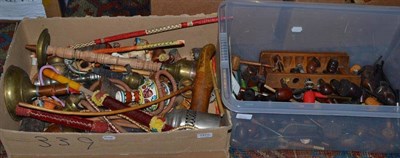 Lot 1475 - Two Boxes of Mixed Pipes