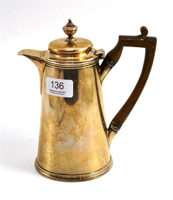 Lot 136 - Emes and Barnard hot water jug, 1810