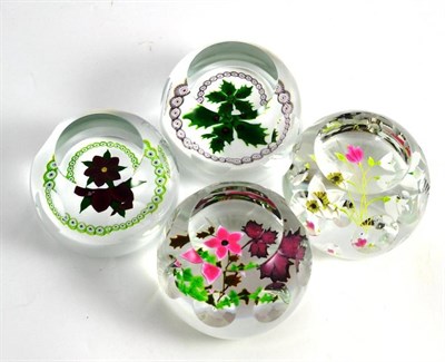 Lot 178 - Four Caithness paperweights