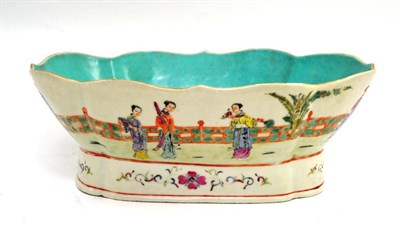 Lot 221 - A Chinese famille rose footed bowl, diameter 31cm