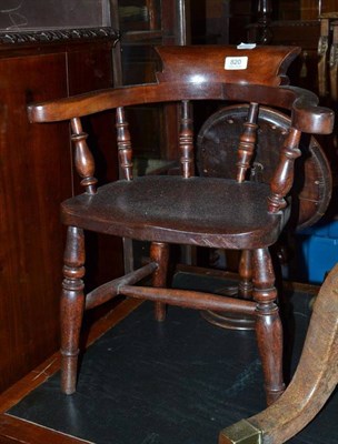 Lot 820 - 19th century child's smokers' chair