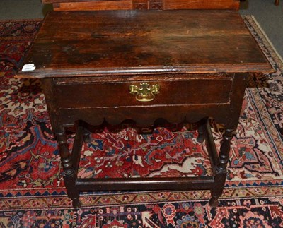 Lot 842 - An 18th century lowboy, width 79cm