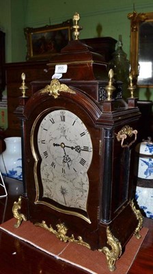 Lot 855 - Spencer & Perkins mantel clock with silvered dial