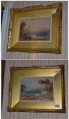 Lot 1208 - Anthony Van Dyke Copley Fielding (19th century), Lakeland landscape with cattle watering,...