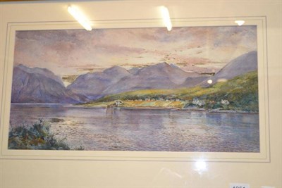 Lot 1251 - J M Queen Moyes (early 20th century), View of a Lakeland landscape, signed and dated 1925,...