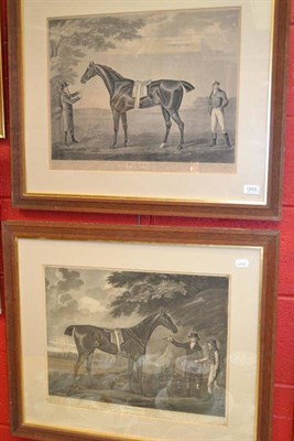 Lot 1253 - Whefsell after Sartorius ";Diamond"; and ";Hambletonian";, engravings 39cm by 49cm (2)