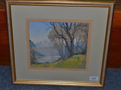 Lot 1290 - Robert Leslie Howey (1900-1981) ";Ullswater"; signed and inscribed on the mount, pastel, 21.5cm...