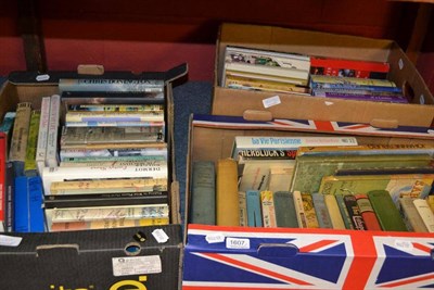 Lot 1607 - Eleven boxes of mainly hardback books, assorted subjects