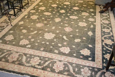 Lot 1678 - Ziegler Mahal design carpet, probably Afghanistan, the abrashed field of scrolling vines...