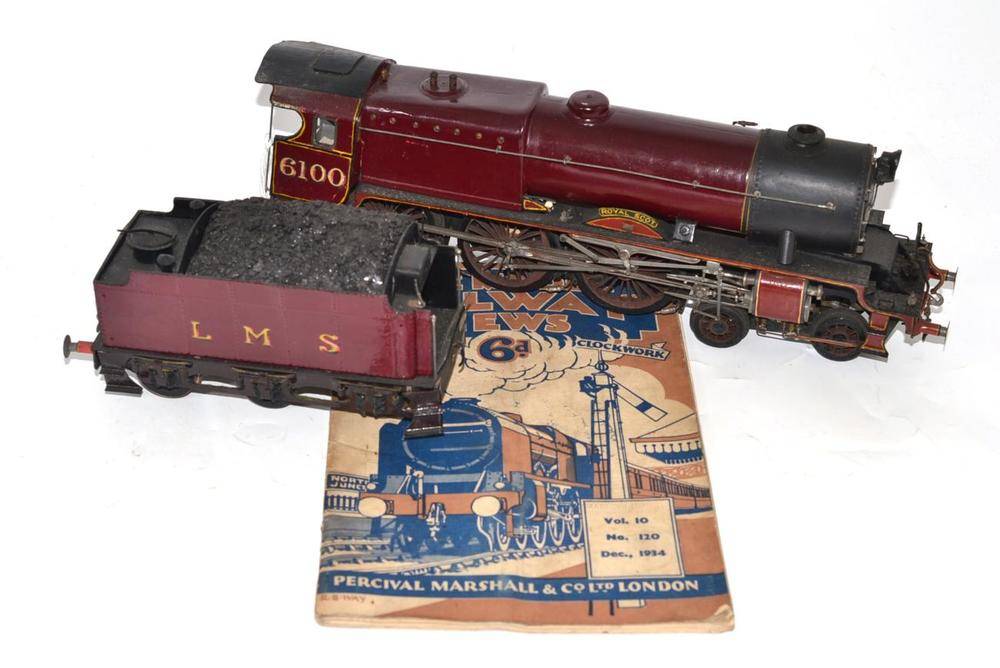 Lot 328 - A scratch built model of The Royal Scot 0-6-4 locomotive and tender, the entire construction...