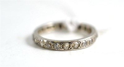 Lot 137 - A diamond full eternity ring, total estimated diamond weight 1.00 carat approx