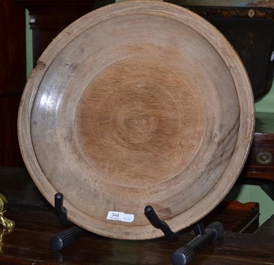 Lot 344 - An 19th century treen large bowl