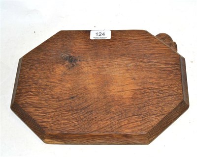 Lot 124 - Mouseman cheese board