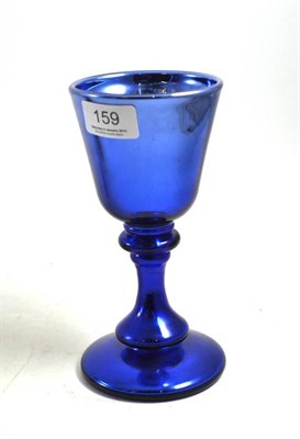 Lot 159 - A Hale Thomsons patent glass goblet