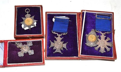 Lot 448 - A collection of Victorian medals awarded to Robert Spence Jnr comprising three hammer throwing...