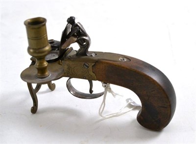 Lot 564 - An 18th century style tinder pistol