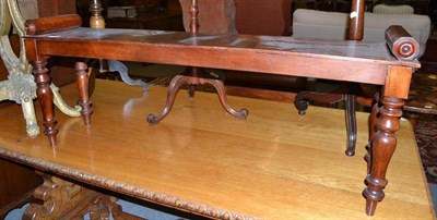 Lot 722 - Mahogany window seat