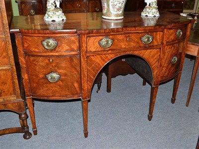 Lot 745 - George III mahogany sideboard