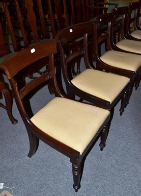 Lot 758 - Six Victorian dining chairs with drop-in seats